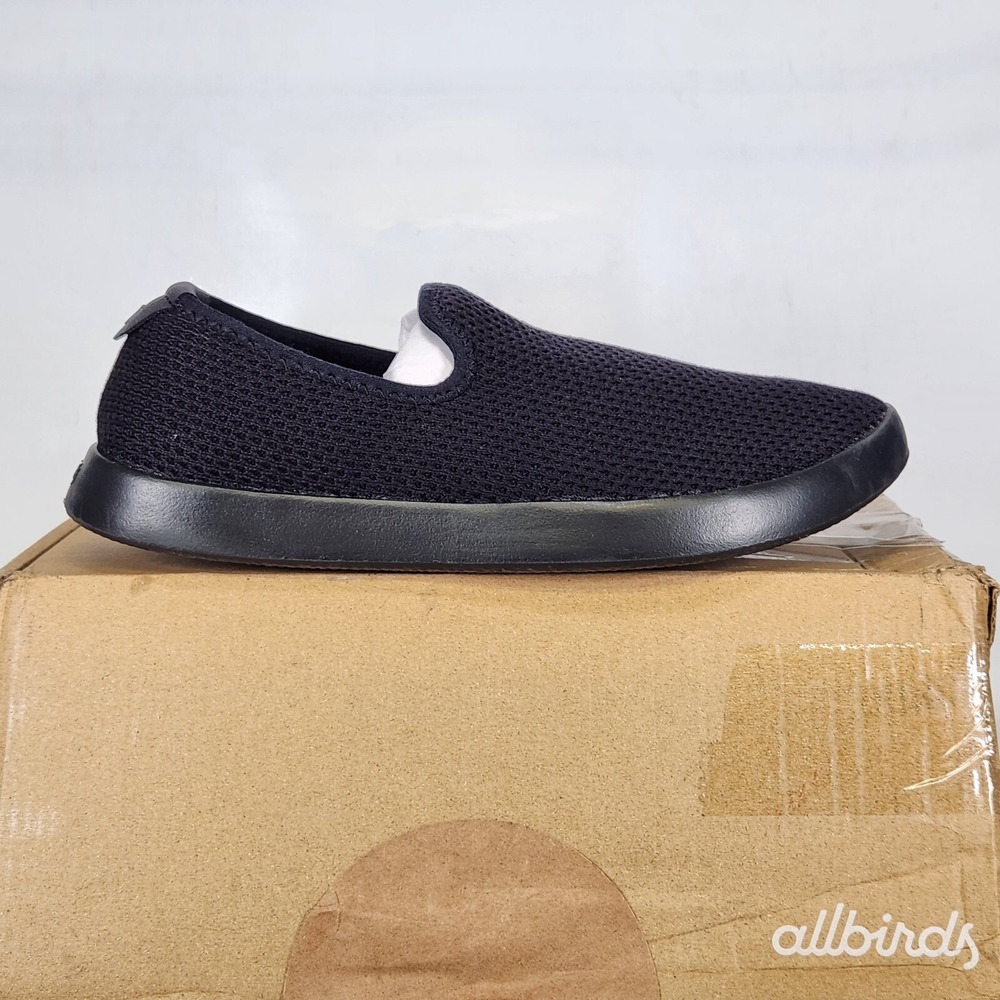 Allbirds Tree Lounger Women Size 6 Natural Black Slip On Loafer Sneakers